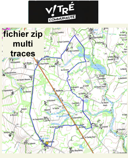 accs  la trace GPS de la randonne