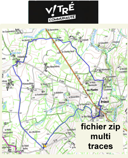 accs  la trace GPS de la randonne