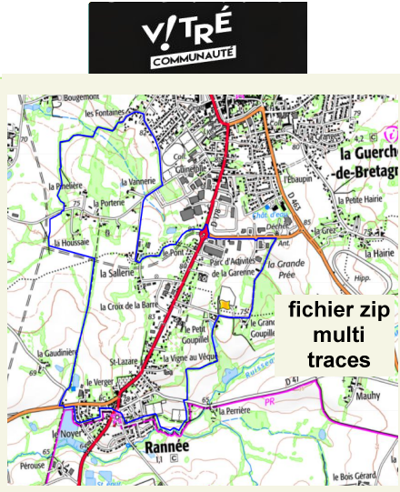 accs  la trace GPS de la randonne