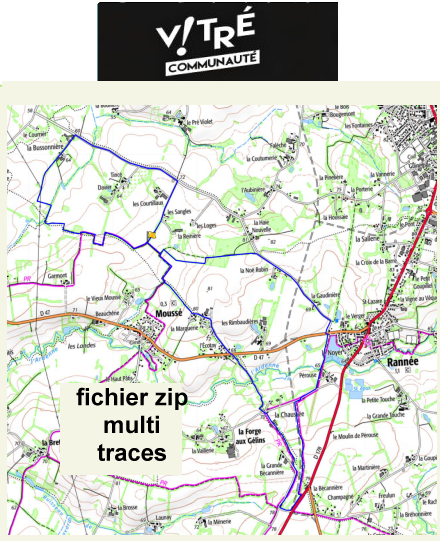 accs  la trace GPS de la randonne