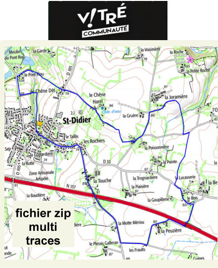 accs  la trace GPS de la randonne