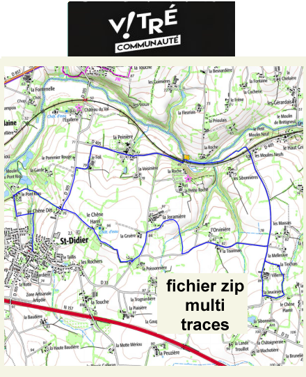 accs  la trace GPS de la randonne