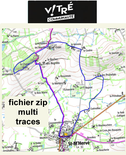 accs  la trace GPS de la randonne