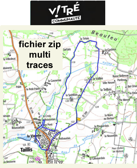 accs  la trace GPS de la randonne