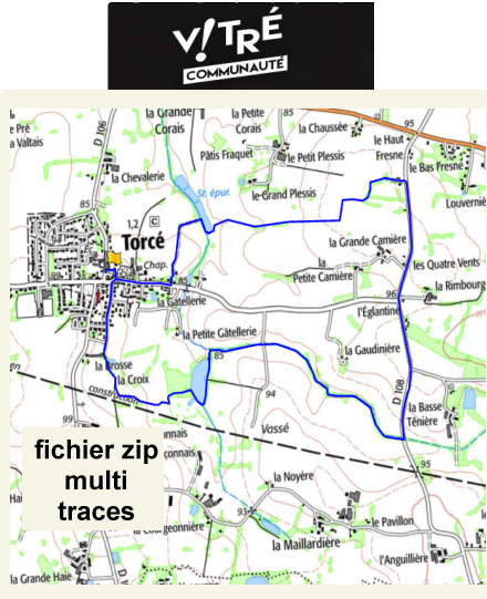 accs  la trace GPS de la randonne