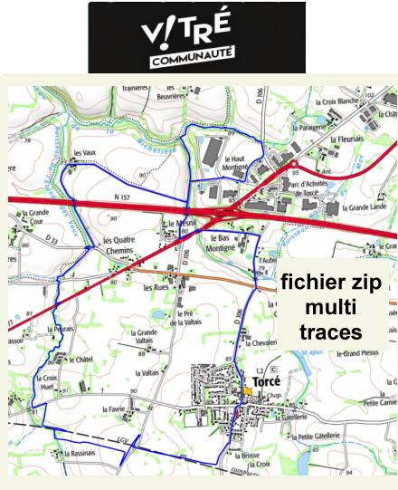 accs  la trace GPS de la randonne