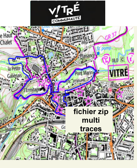 accs  la trace GPS de la randonne