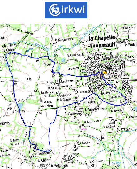 acc�s � la trace GPS de la randonn�e