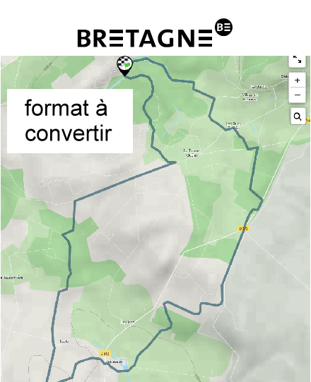 accs  la trace GPS de la randonne