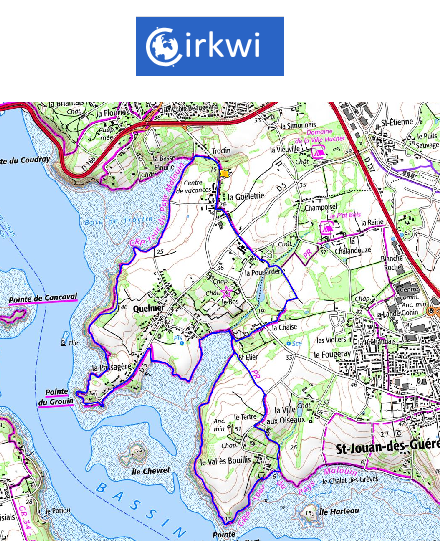 accs  la trace GPS de la randonne
