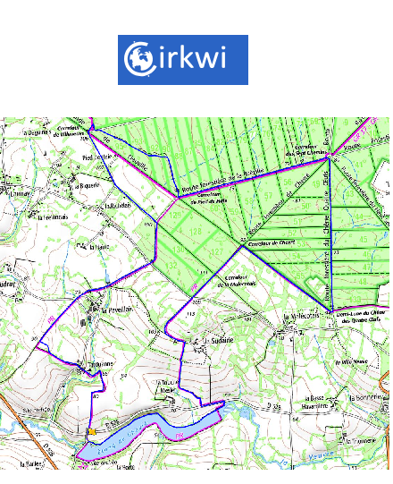 accs  la trace GPS de la randonne