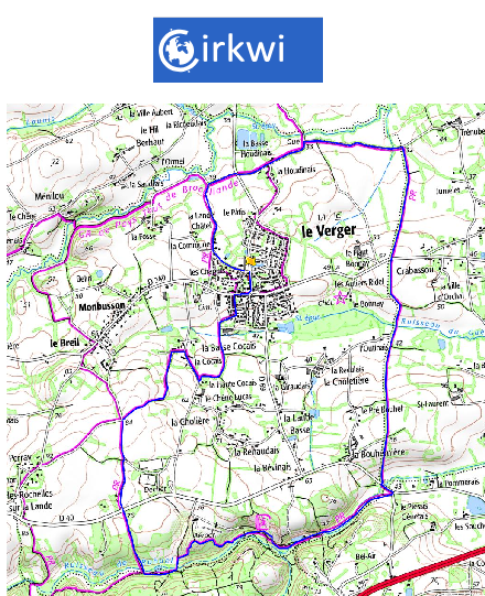 acc�s � la trace GPS de la randonn�e