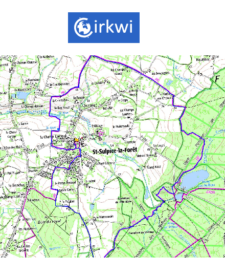 accs  la trace GPS de la randonne