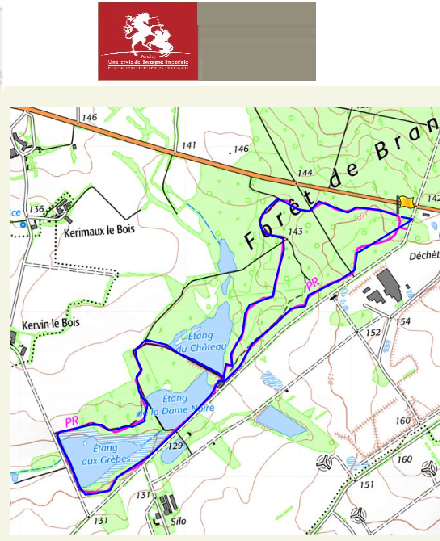 accs  la trace GPS de la randonne