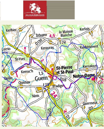 accs  la trace GPS de la randonne