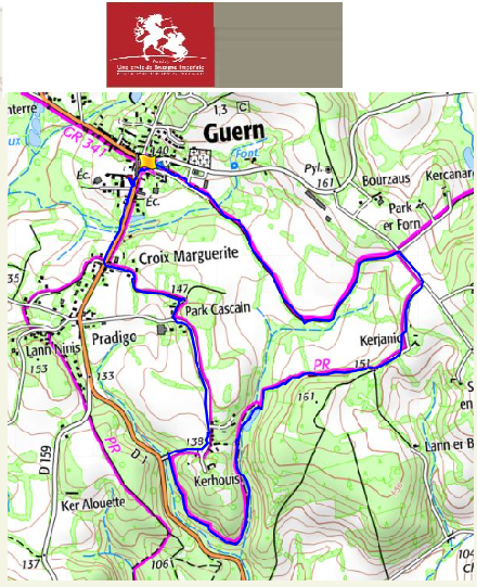 accs  la trace GPS de la randonne