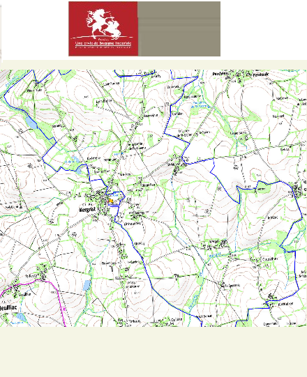 accs  la trace GPS de la randonne