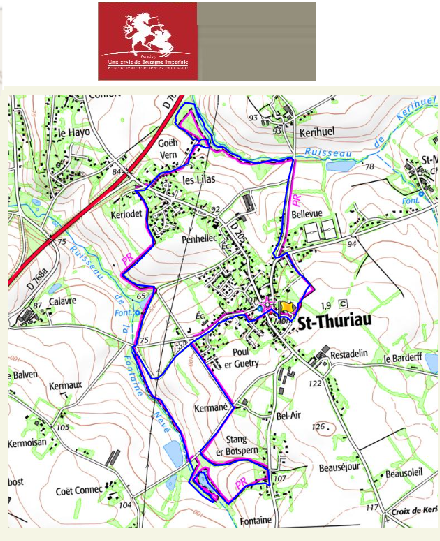 accs  la trace GPS de la randonne