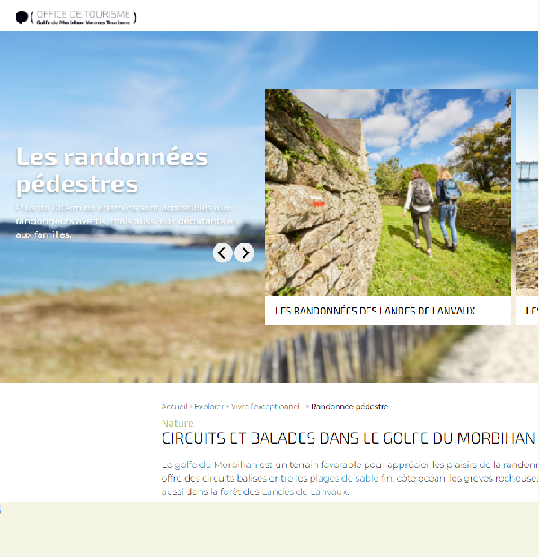 photo du site guide de la randonne